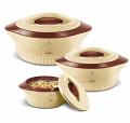 MILTON Casserole Royal Regular Gift Set 3 Pcs Set Hotpot Brown